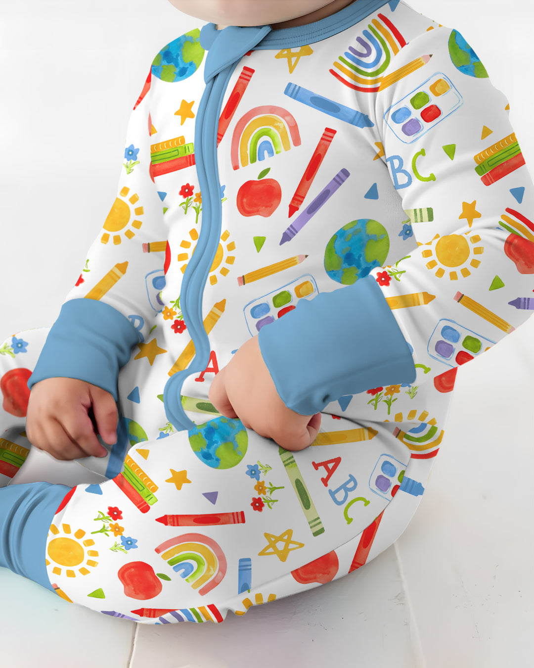 School Scribbles Bamboo Convertible Zippy