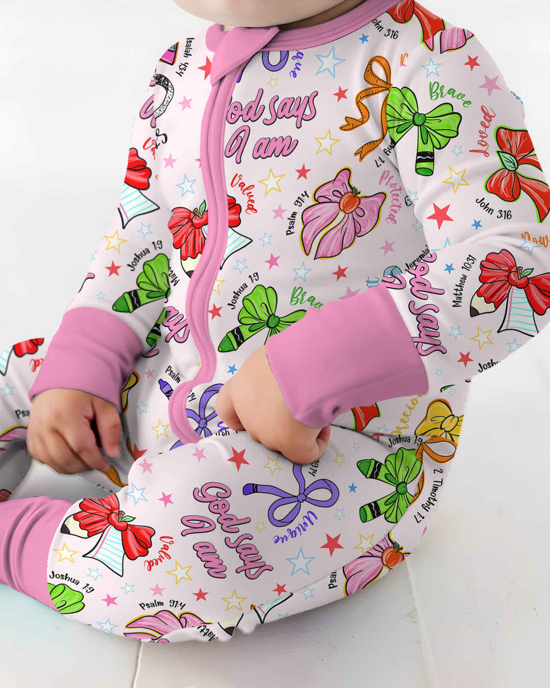 Gerippte Babykleidung mit individuellem Foto - Weich &amp; Skizzenhaft