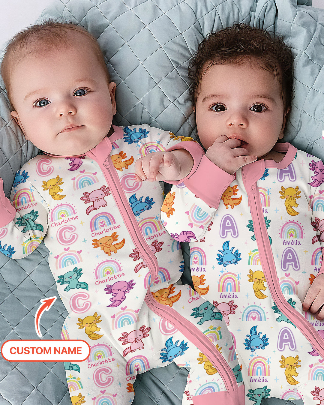 Axololt Custom Name Convertible Zippy