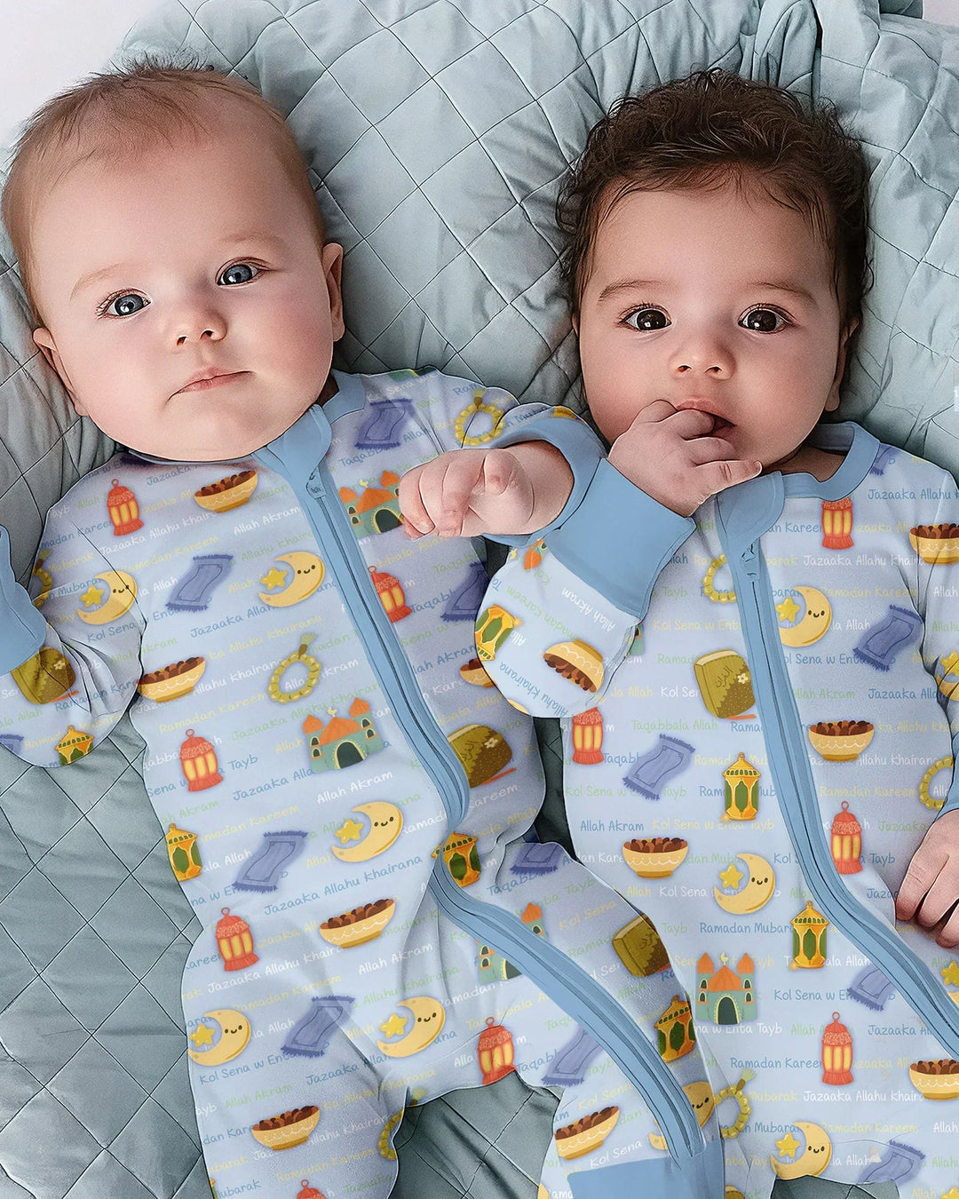 Gerippte Babykleidung mit individuellem Foto - Weich &amp; Skizzenhaft