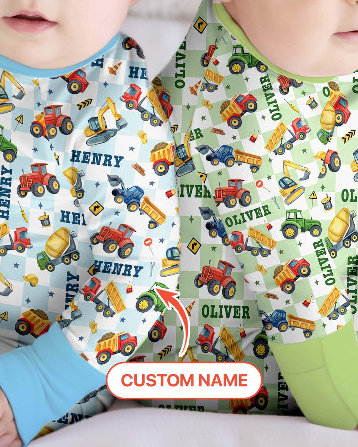 Under Construction Custom Name Convertible Zippy