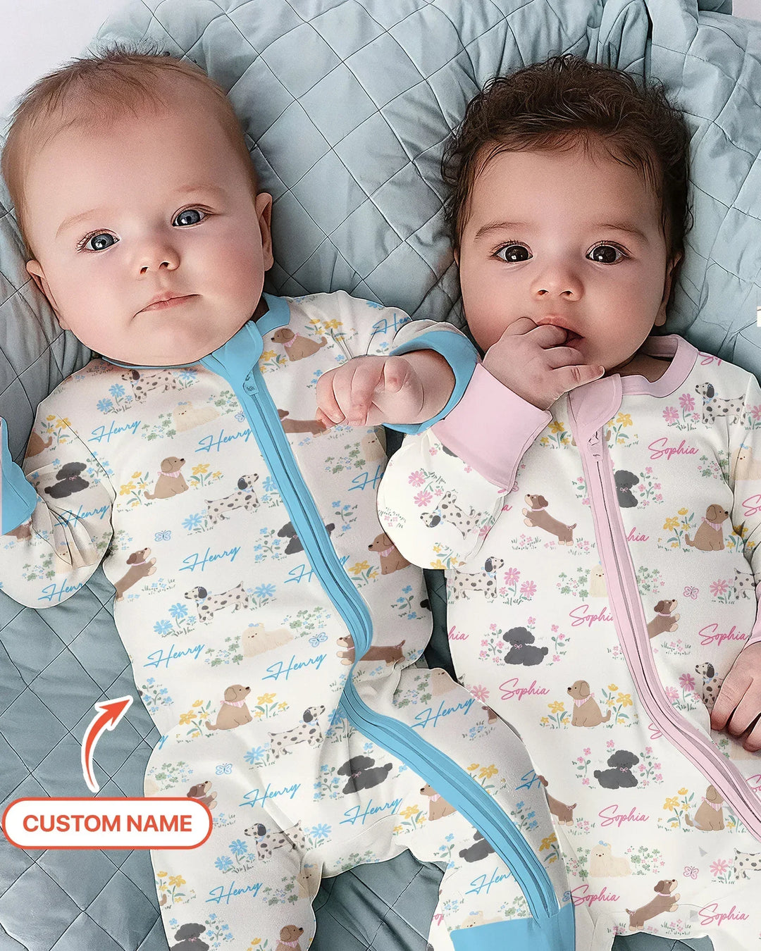 Gerippte Babykleidung mit individuellem Foto - Weich &amp; Skizzenhaft