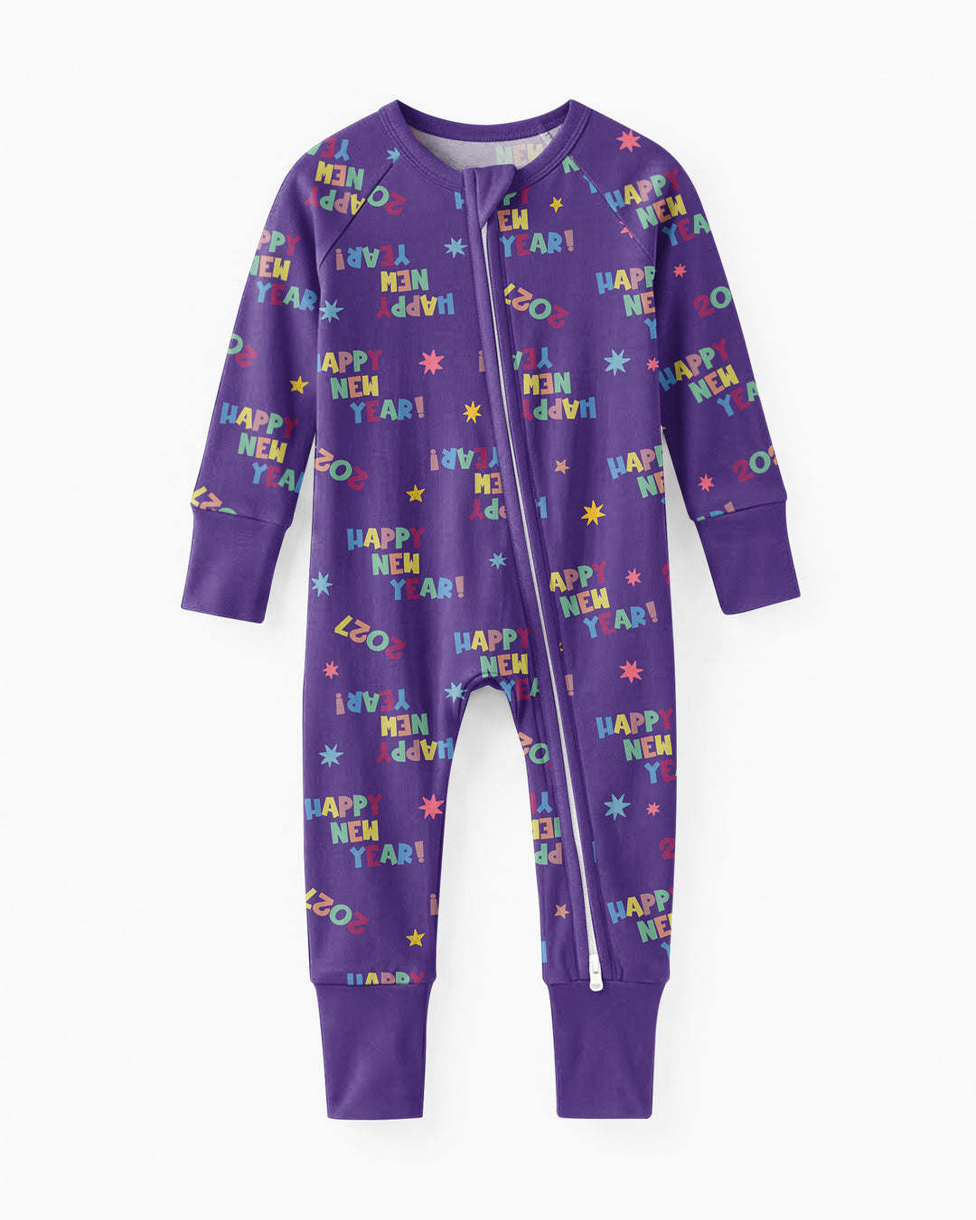 Retro Happy New Year 2027 Bamboo Convertible Zippy
