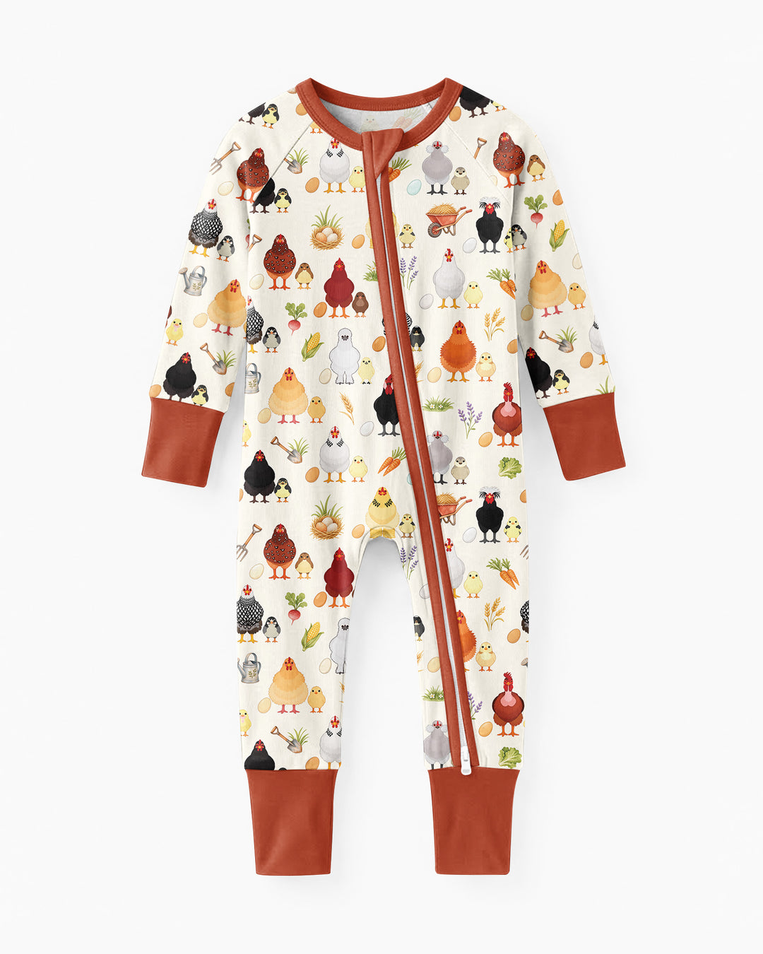 Chicks & Eggs Bamboo Convertible Zippy