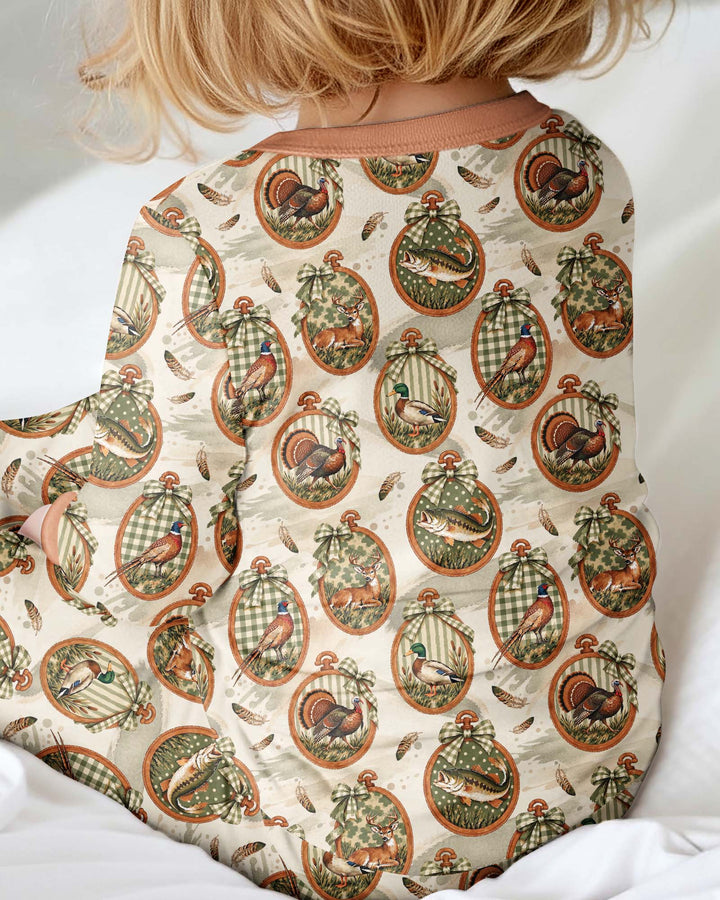 It's Hunting Season Vintage Bamboo Convertible Zippy