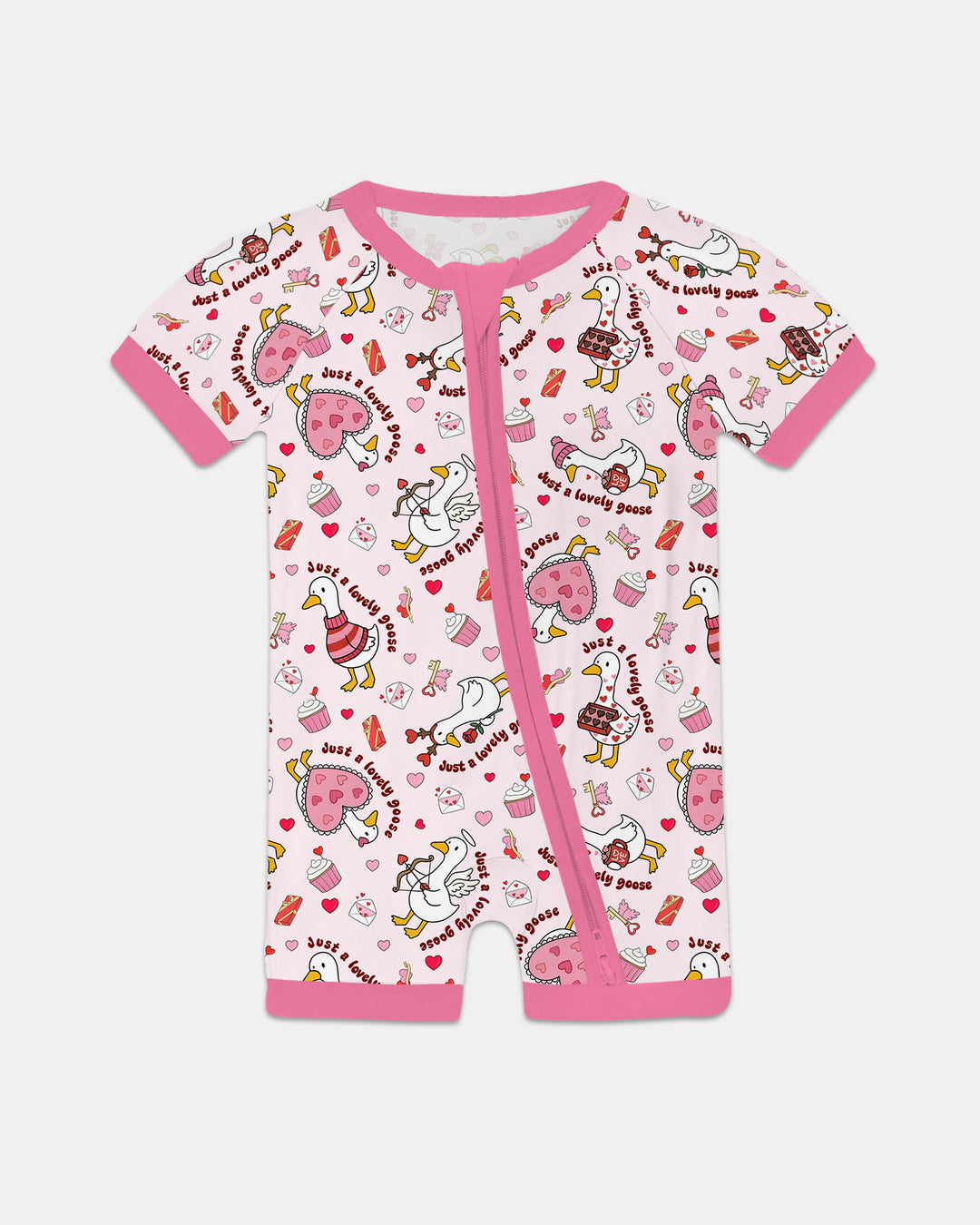 Valentine Silly Goose Shorty Zippy