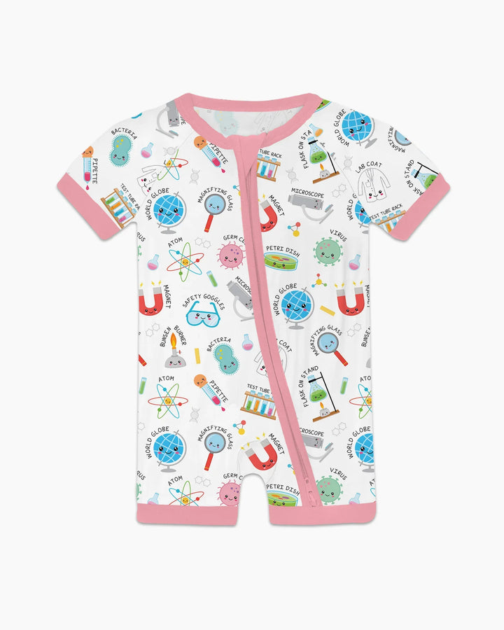 Science Fun Family Matching Bamboo Shorty Zippy