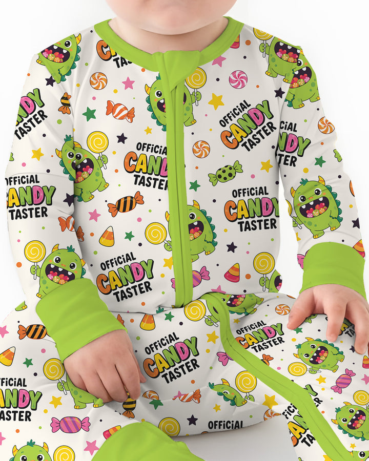 Halloween Official Candy Tester Bamboo Convertible Zippy
