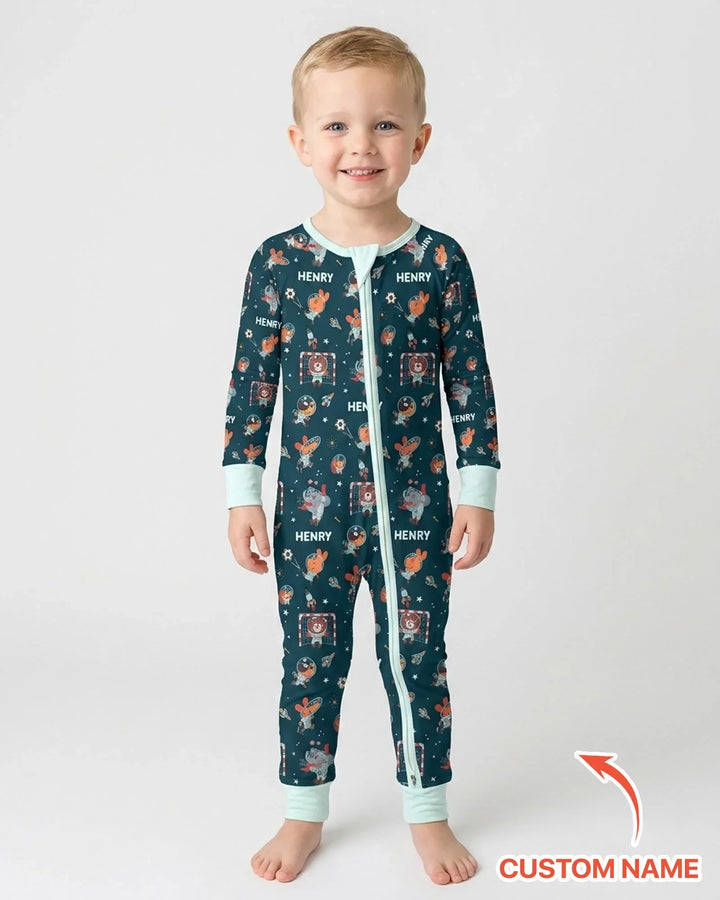 Space Soccer Bamboo Convertible Zippy