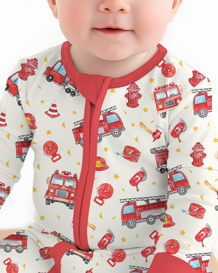 Fire Truck Bamboo Convertible Zippy
