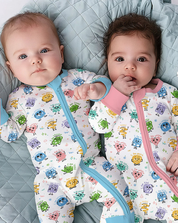 Gerippte Babykleidung mit individuellem Foto - Weich &amp; Skizzenhaft