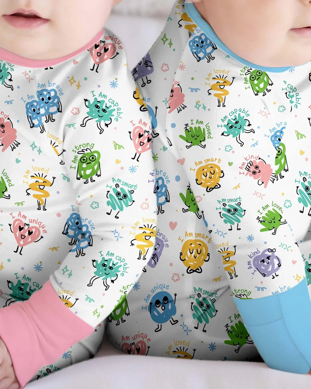 Gerippte Babykleidung mit individuellem Foto - Weich &amp; Skizzenhaft