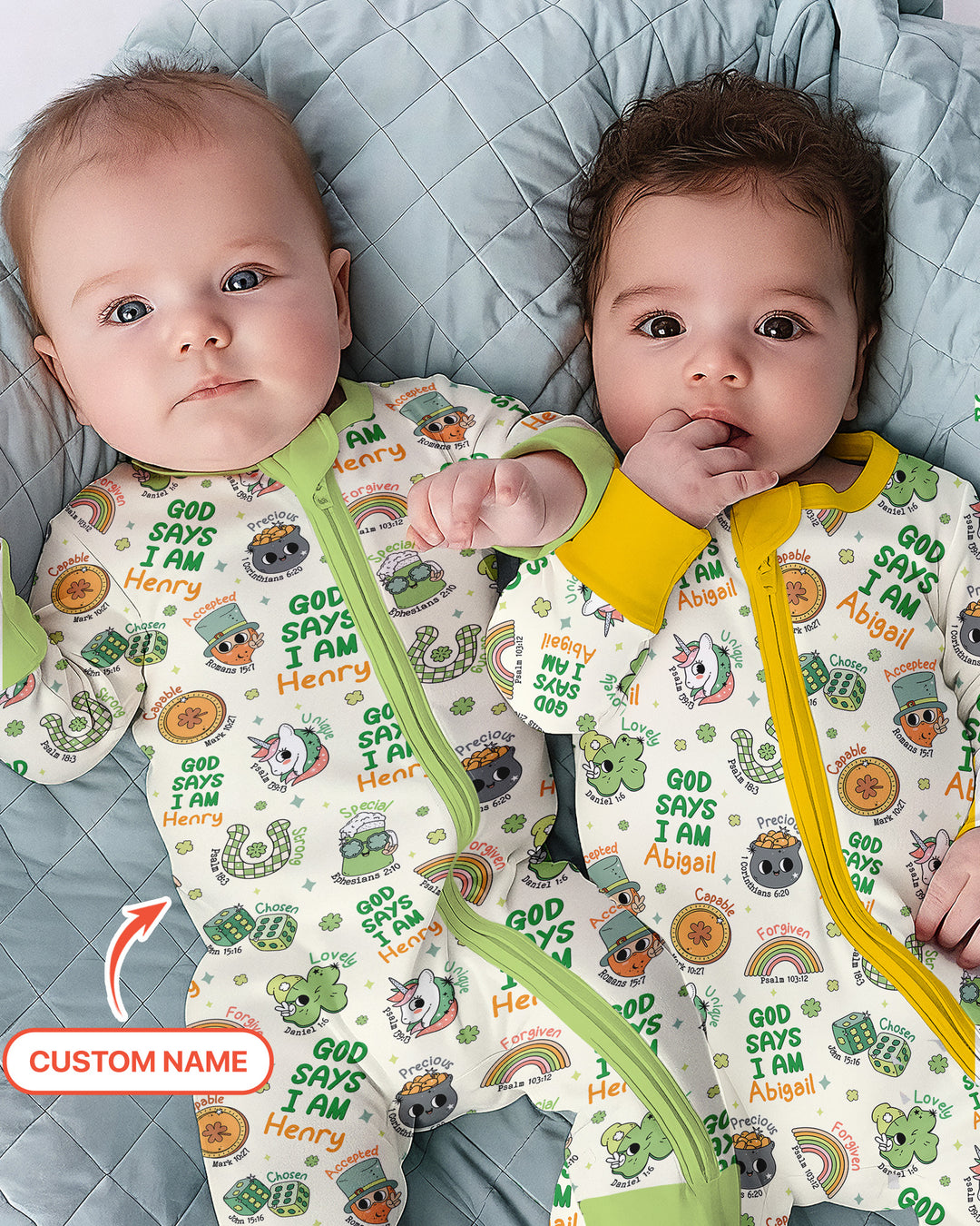 Gerippte Babykleidung mit individuellem Foto - Weich &amp; Skizzenhaft