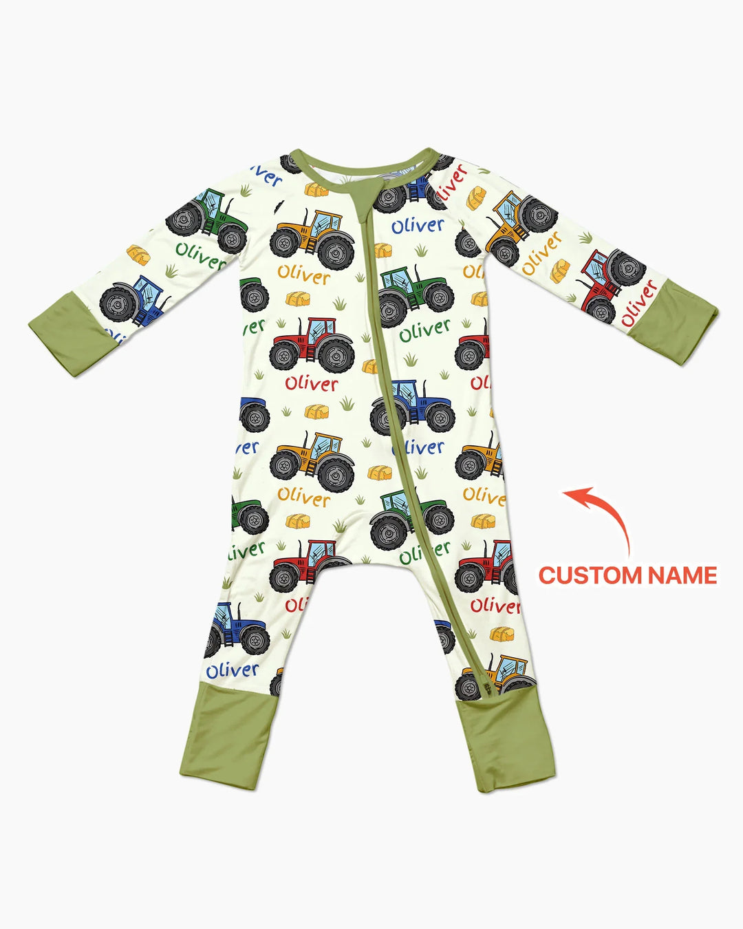 Custom Name A Little Dirt Never Hurt Bamboo Convertible Zippy