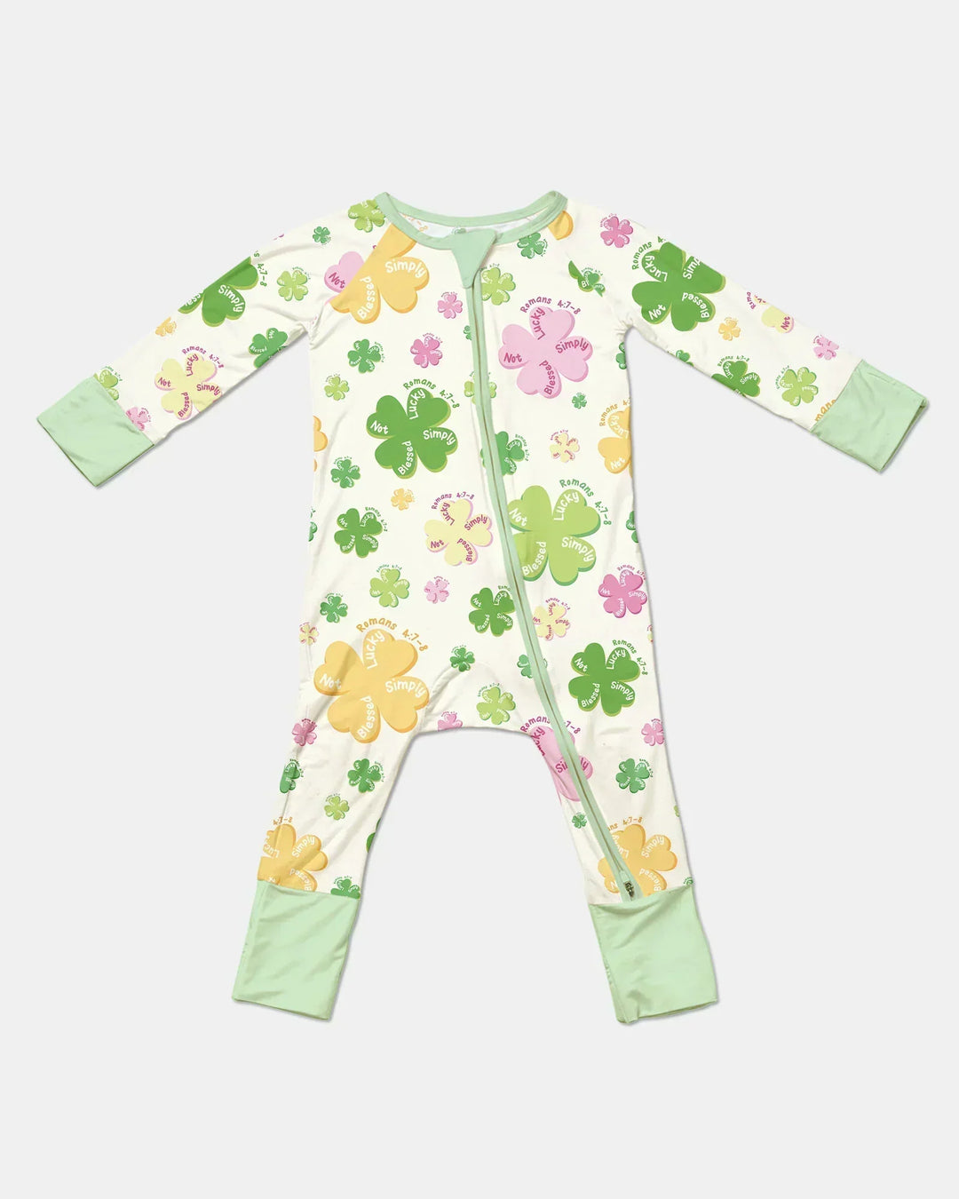 Shamrocks Print St. Patrick's Day Convertible Zippy