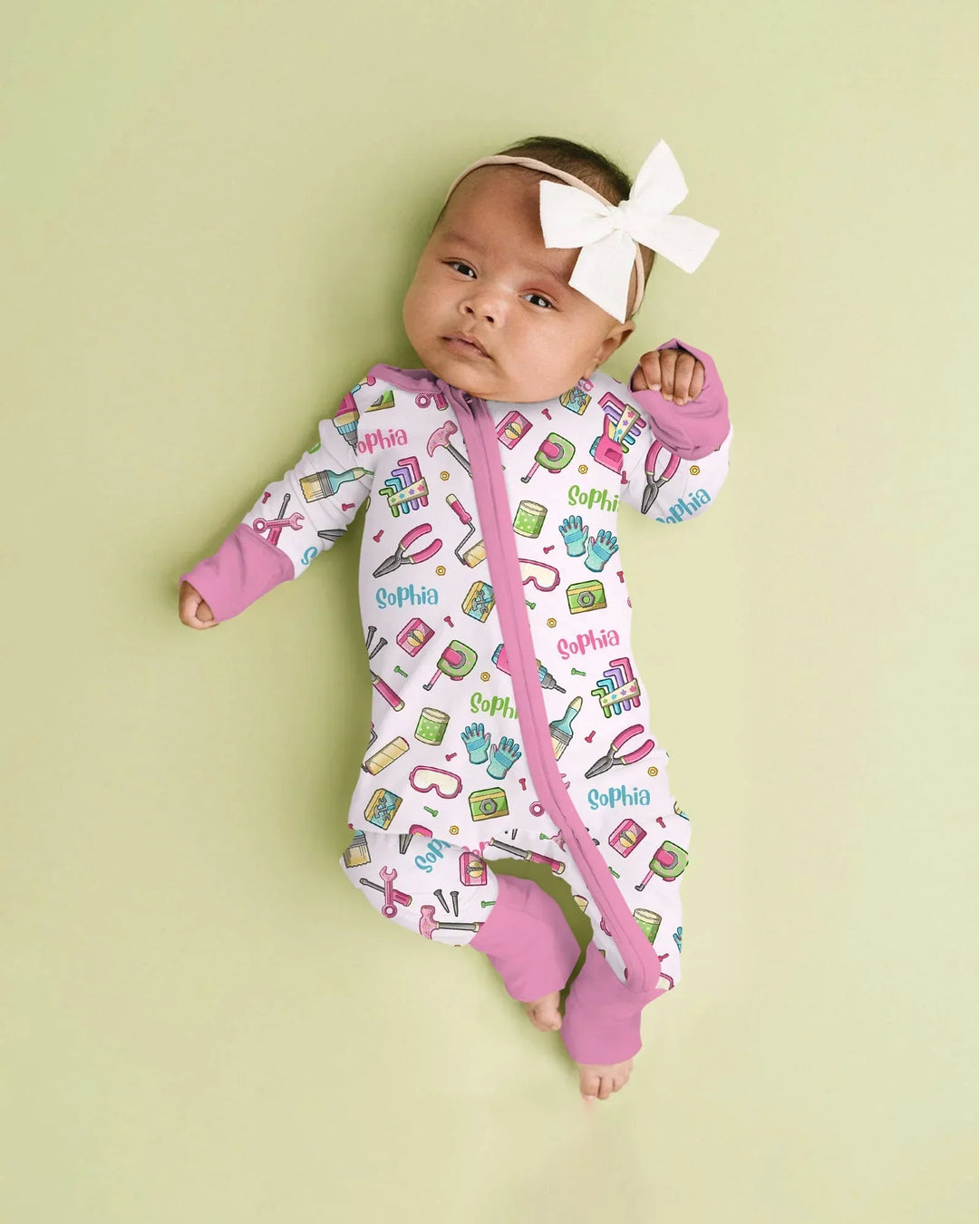 Custom Name Dad & Me Fixer Crew Bamboo Convertible Zippy
