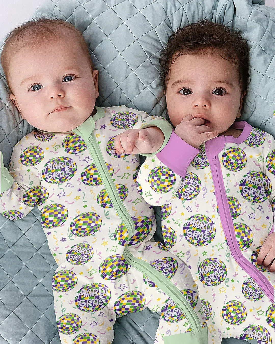 Gerippte Babykleidung mit individuellem Foto - Weich &amp; Skizzenhaft