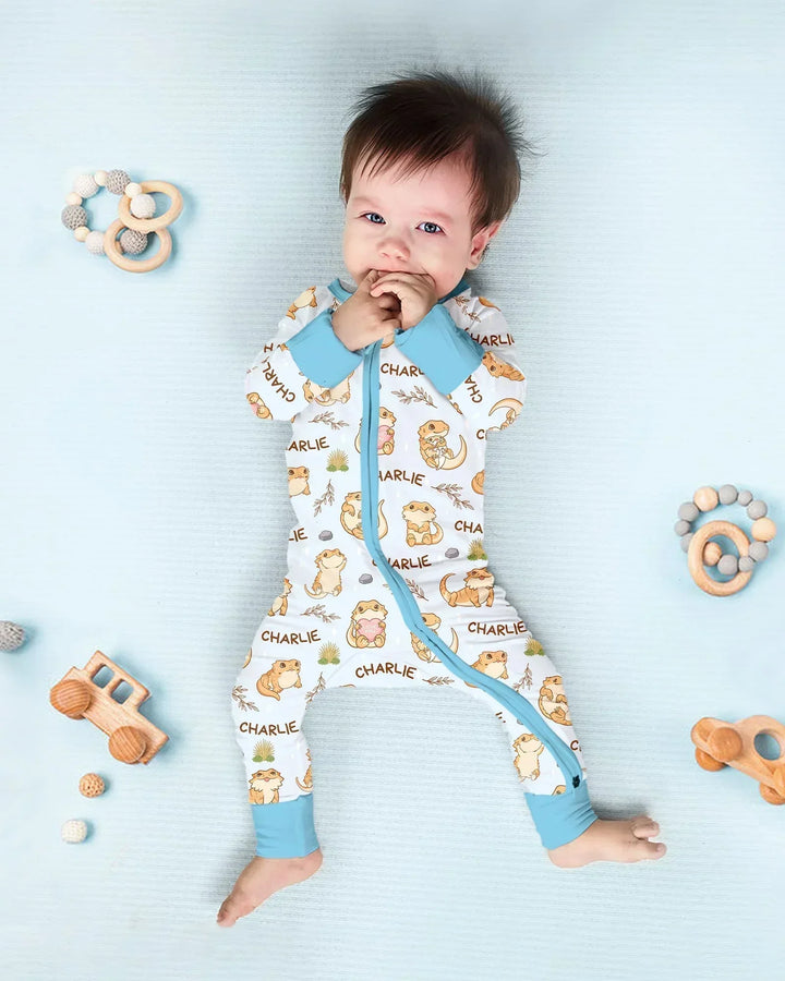 Gerippte Babykleidung mit individuellem Foto - Weich &amp; Skizzenhaft