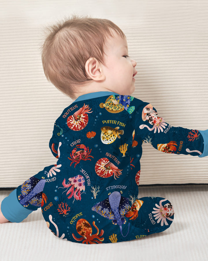 Gerippte Babykleidung mit individuellem Foto - Weich &amp; Skizzenhaft