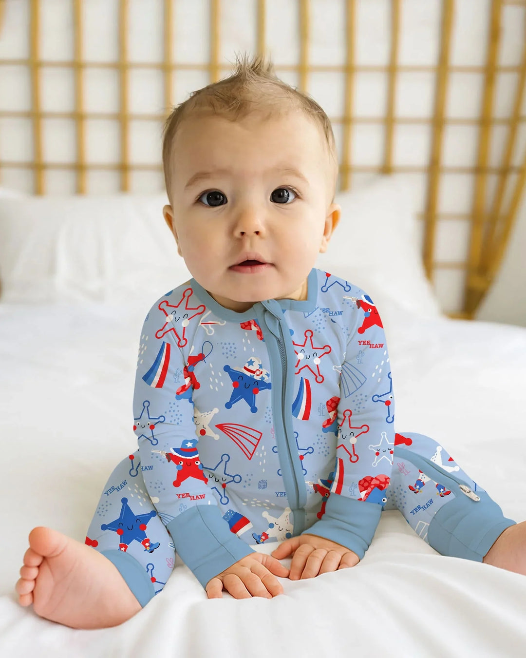 Gerippte Babykleidung mit individuellem Foto - Weich &amp; Skizzenhaft