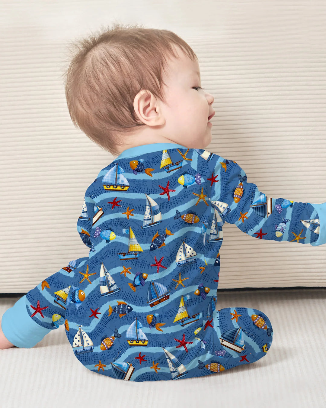 Blue Sail La Vie Family Matching Bamboo Convertible Zippy