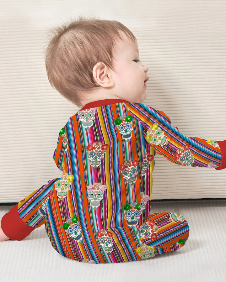 Gerippte Babykleidung mit individuellem Foto - Weich &amp; Skizzenhaft