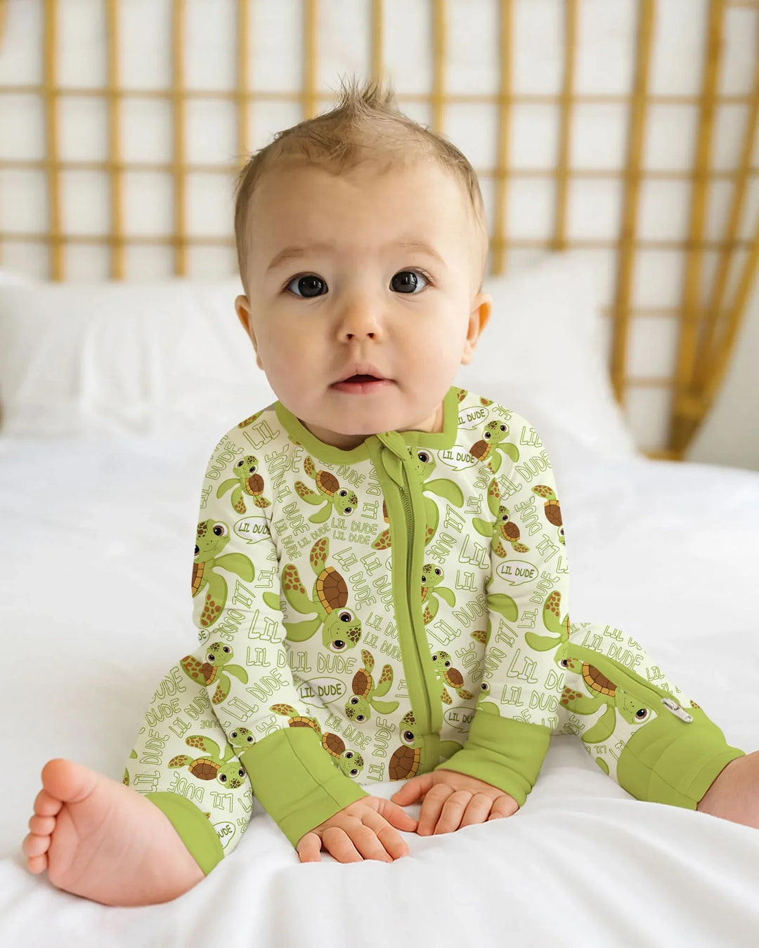 Father and Son Turtle Bamboo Convertible Zippy