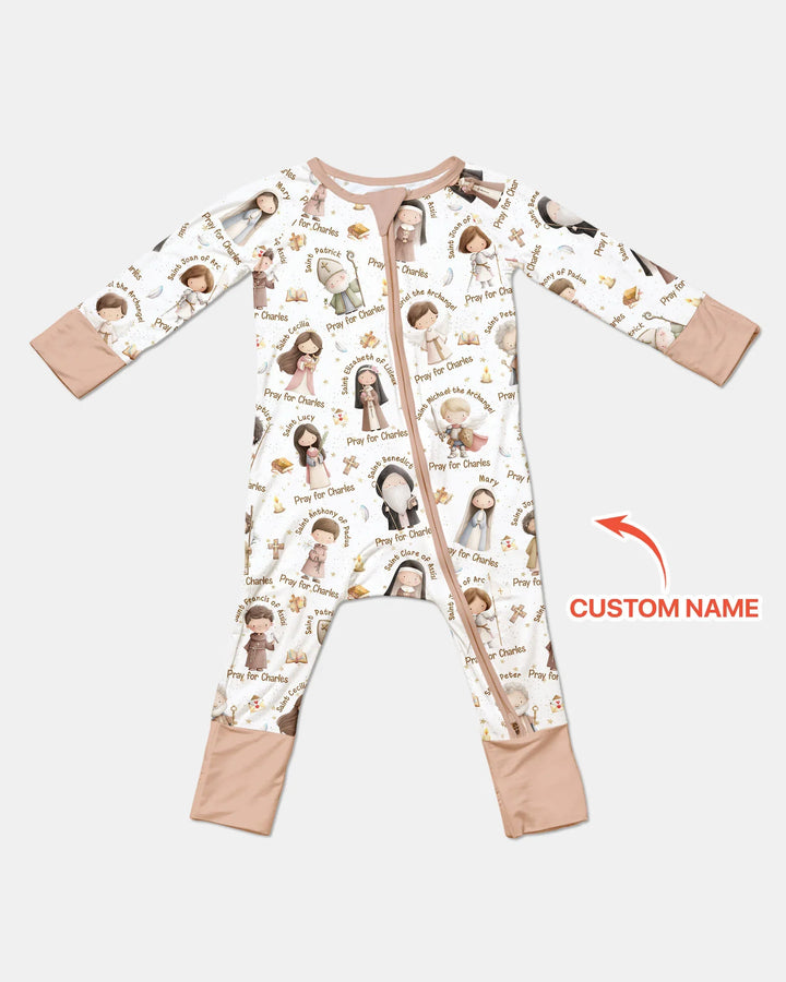 Pray For Me Custom Name Bamboo Convertible Zippy
