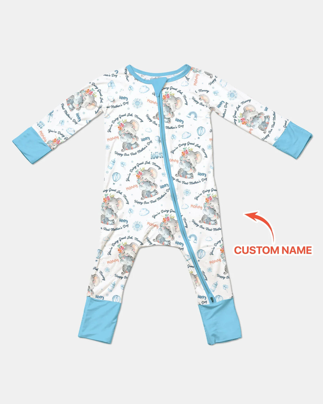 Gerippte Babykleidung mit individuellem Foto - Weich &amp; Skizzenhaft
