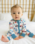 Gerippte Babykleidung mit individuellem Foto - Weich &amp; Skizzenhaft