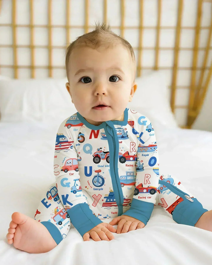 Patriotic Construction Bamboo Convertible Zippy
