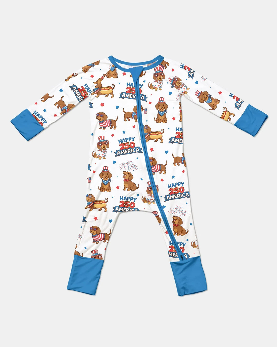 Red, White & Wiener Bamboo Convertible Zippy