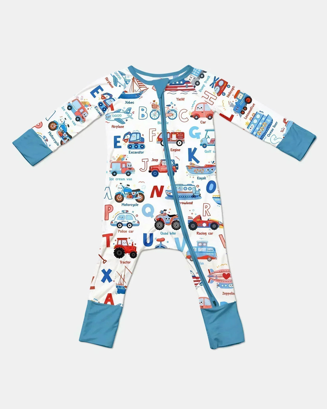 Patriotic Construction Bamboo Convertible Zippy