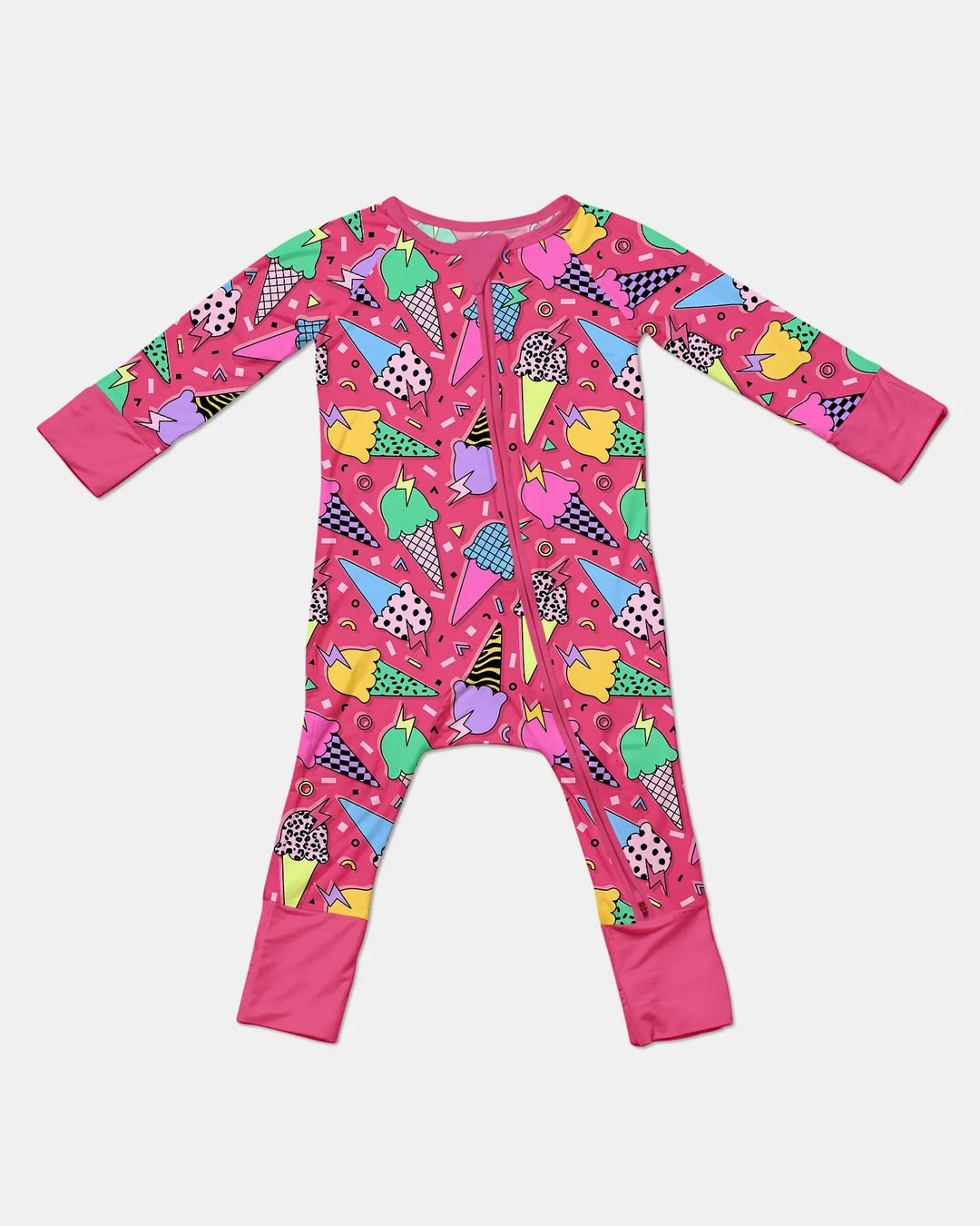 Summer Retro Ice Creams Family Matching Bamboo Convertible Zippy