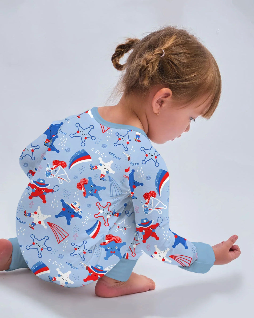 Gerippte Babykleidung mit individuellem Foto - Weich &amp; Skizzenhaft