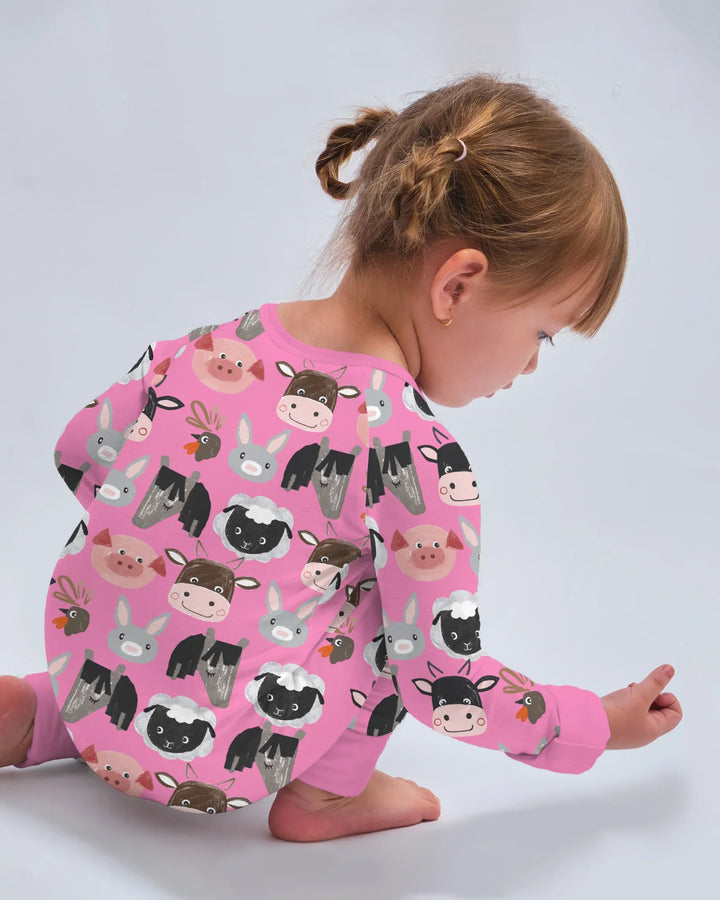 Farm Friends Family Matching Bamboo Convertible Zippy