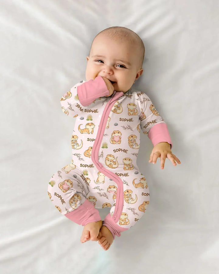 Gerippte Babykleidung mit individuellem Foto - Weich &amp; Skizzenhaft