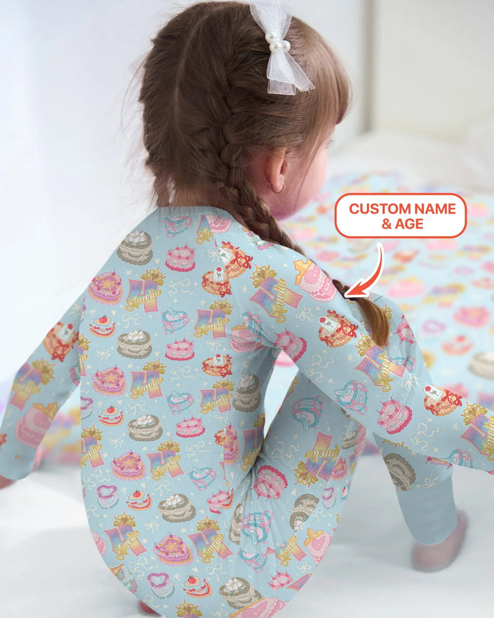 Custom Princess Baby Birthday Bamboo Convertible Zippy