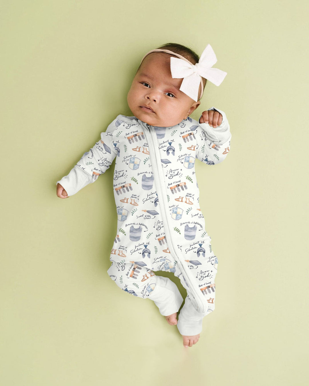 Gerippte Babykleidung mit individuellem Foto - Weich &amp; Skizzenhaft