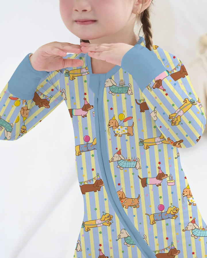 Custom Name Birthday Dachshund Bamboo Convertible Zippy