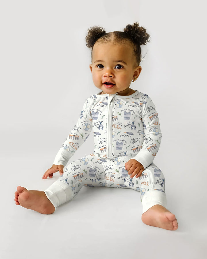 Gerippte Babykleidung mit individuellem Foto - Weich &amp; Skizzenhaft