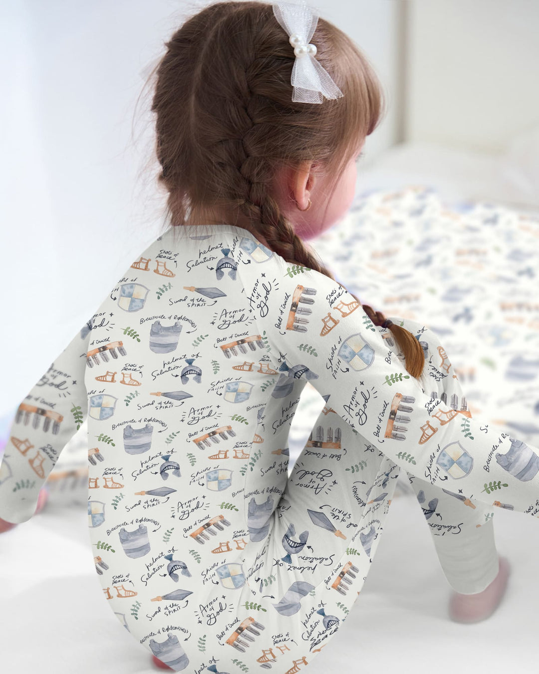 Gerippte Babykleidung mit individuellem Foto - Weich &amp; Skizzenhaft