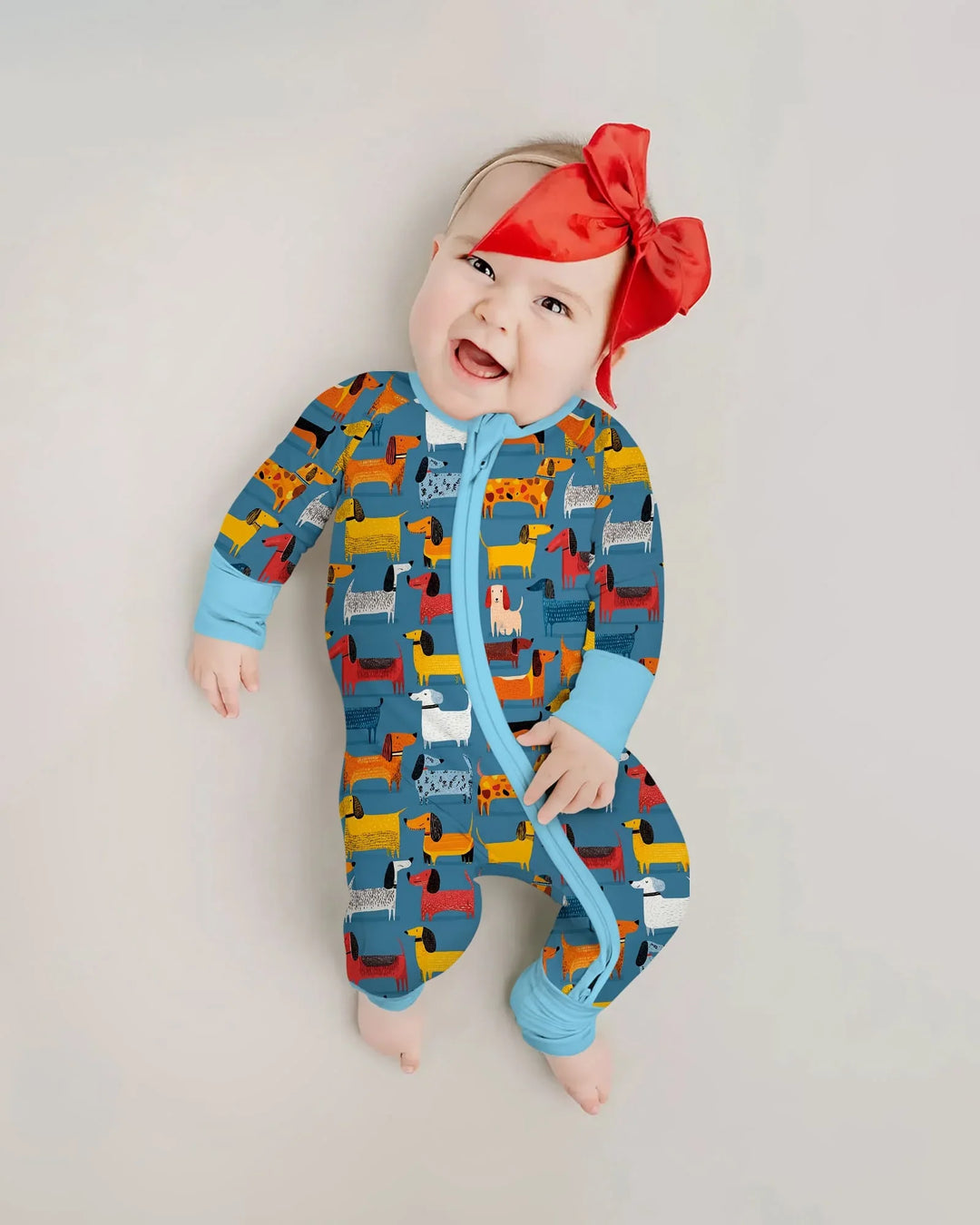 Whimsical Dachshund  Bamboo Convertible Zippy