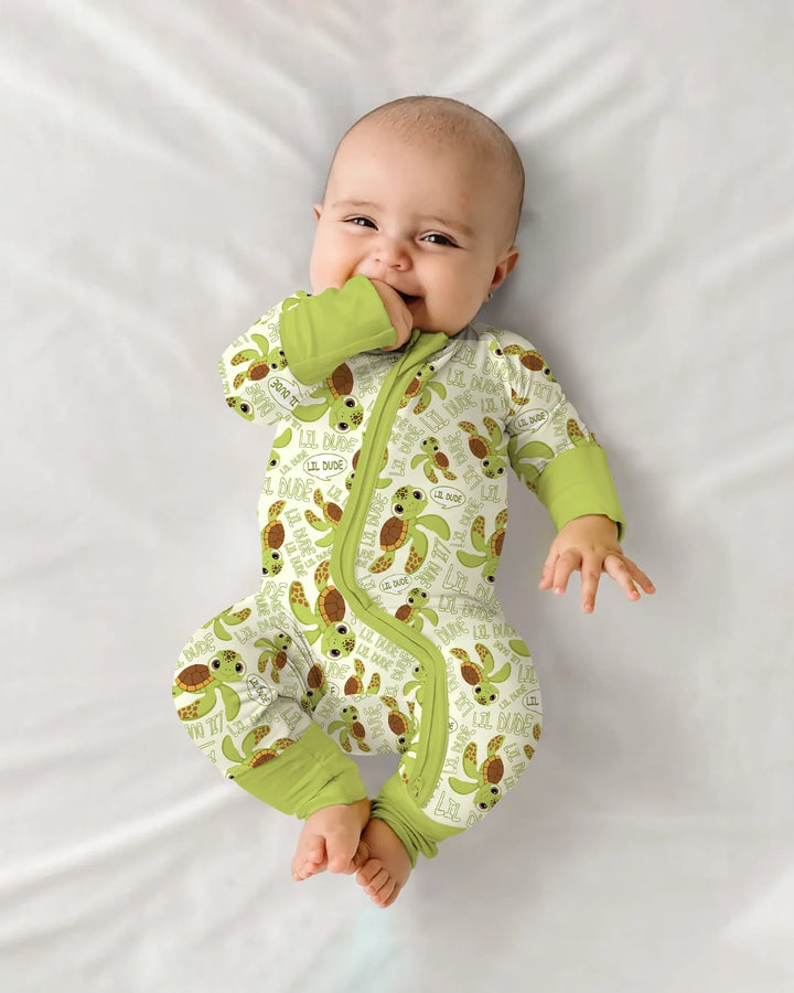 Father and Son Turtle Bamboo Convertible Zippy