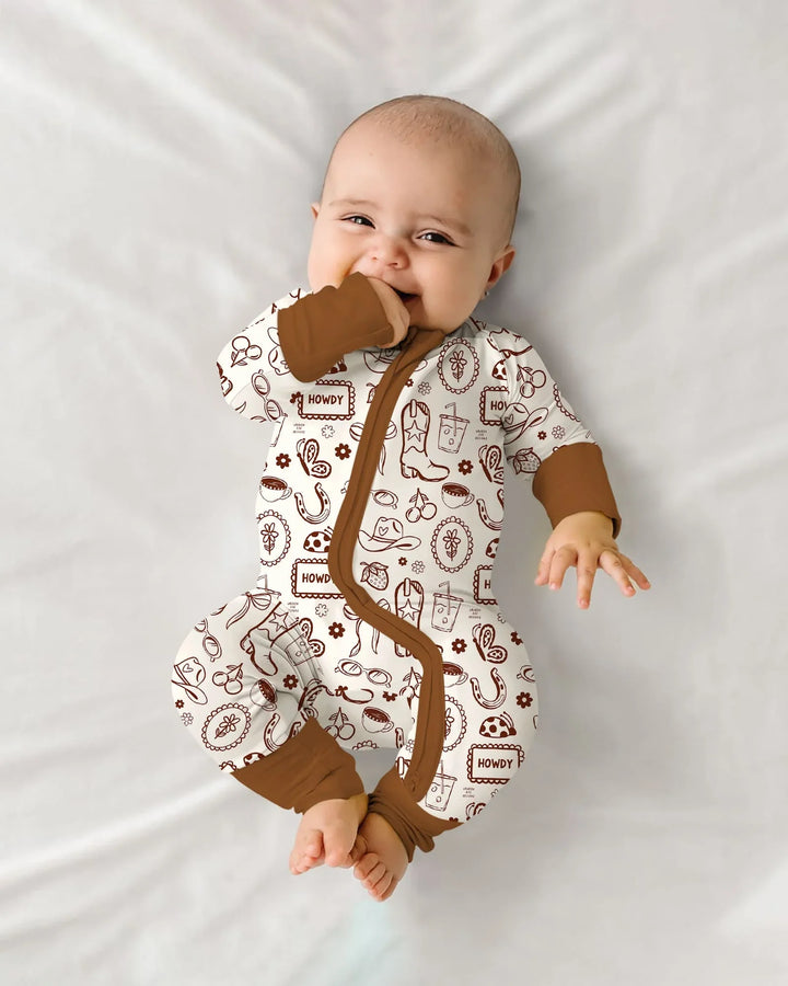 Doodle Wild West Cowgirl Bamboo Convertible Zippy
