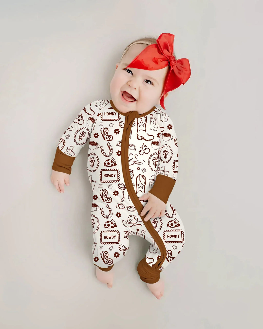 Doodle Wild West Cowgirl Bamboo Convertible Zippy