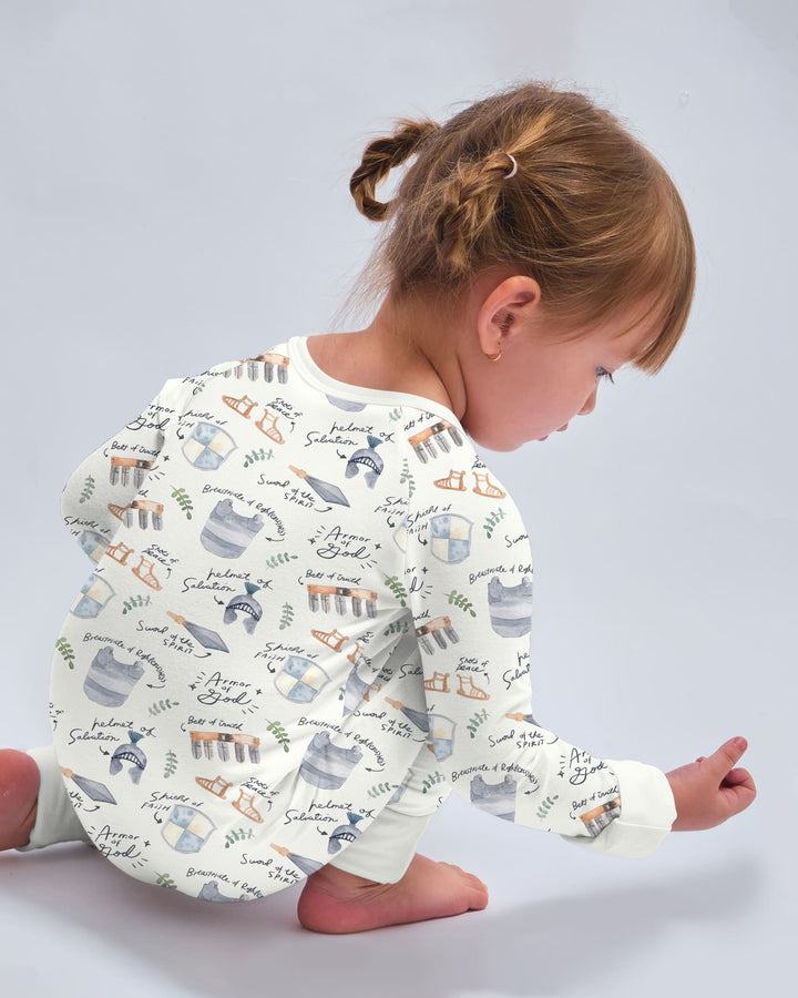 Gerippte Babykleidung mit individuellem Foto - Weich &amp; Skizzenhaft