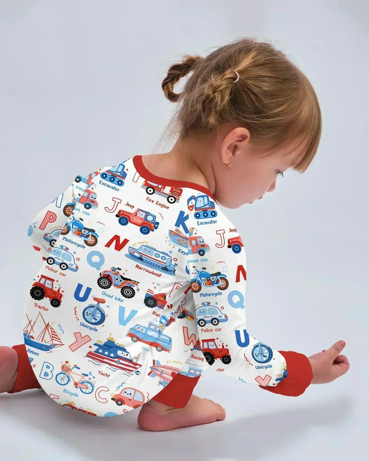 Patriotic Construction Bamboo Convertible Zippy