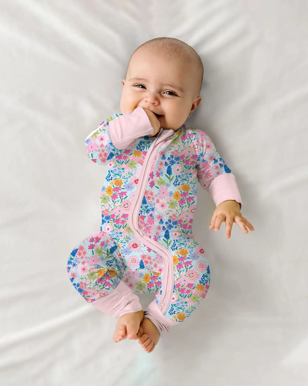 Gerippte Babykleidung mit individuellem Foto - Weich &amp; Skizzenhaft