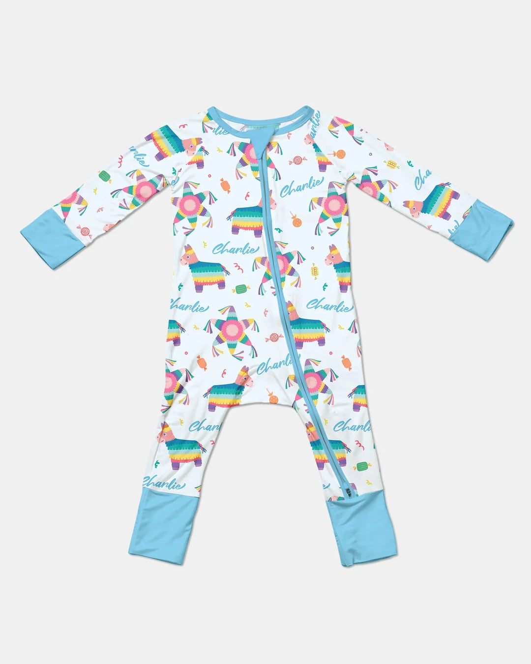 Custom Name Smash the Pinata Bamboo Convertible Zippy